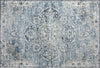Piper Looms Mayfield Ornate AMF93 Blue Machine Washable Area Rug Scatter Main Image