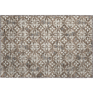 Piper Looms Mayfield Floral AMF930 Brown Machine Washable Area Rug Scatter Main Image