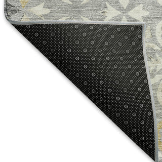 Piper Looms Mayfield Floral AMF930 Gray Machine Washable Area Rug Backing Image