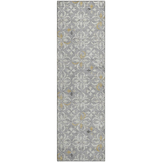 Piper Looms Mayfield Floral AMF930 Gray Machine Washable Area Rug Runner Main Image