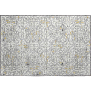 Piper Looms Mayfield Floral AMF930 Gray Machine Washable Area Rug Scatter Main Image