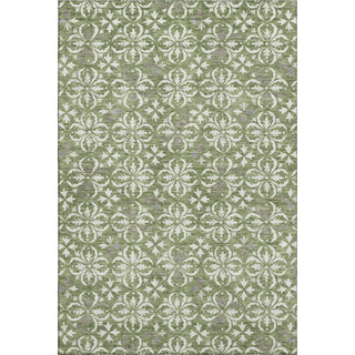 Piper Looms Mayfield Floral AMF930 Green Machine Washable Area Rug main image