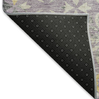 Piper Looms Mayfield Floral AMF930 Lavender Machine Washable Area Rug Backing Image