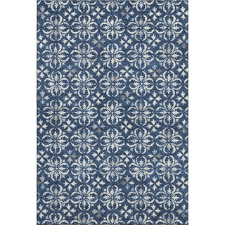 Piper Looms Mayfield Floral AMF930 Navy Machine Washable Area Rug main image