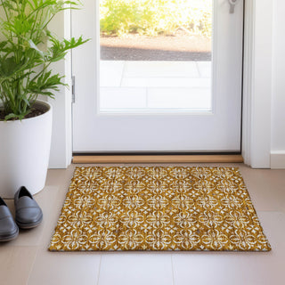 Piper Looms Mayfield Floral AMF930 Paprika Machine Washable Area Rug Scatter Lifestyle Image Feature