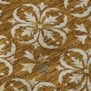 Piper Looms Mayfield Floral AMF930 Paprika Machine Washable Area Rug Swatch Image