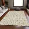 Piper Looms Mayfield Geometric AMF931 Beige Machine Washable Area Rug Lifestyle Image Feature