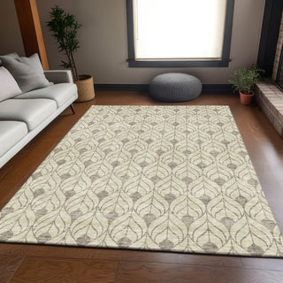 Piper Looms Mayfield Geometric AMF931 Beige Machine Washable Area Rug Lifestyle Image Feature