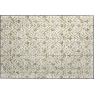Piper Looms Mayfield Geometric AMF931 Beige Machine Washable Area Rug Scatter Main Image