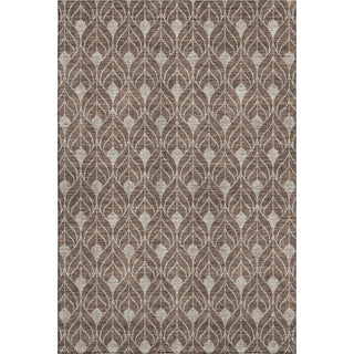 Piper Looms Mayfield Geometric AMF931 Brown Machine Washable Area Rug main image