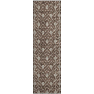 Piper Looms Mayfield Geometric AMF931 Brown Machine Washable Area Rug Runner Main Image