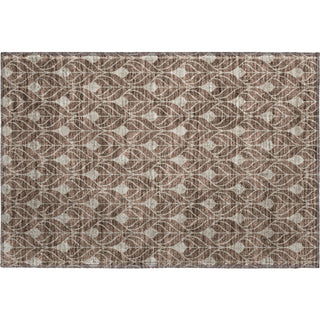 Piper Looms Mayfield Geometric AMF931 Brown Machine Washable Area Rug Scatter Main Image