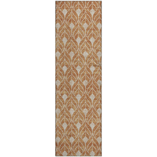 Piper Looms Mayfield Geometric AMF931 Copper Machine Washable Area Rug Runner Main Image