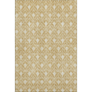Piper Looms Mayfield Geometric AMF931 Gold Machine Washable Area Rug main image