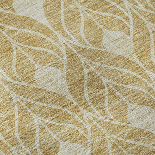 Piper Looms Mayfield Geometric AMF931 Gold Machine Washable Area Rug Swatch Image
