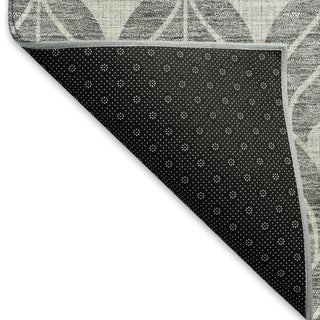 Piper Looms Mayfield Geometric AMF931 Gray Machine Washable Area Rug Backing Image