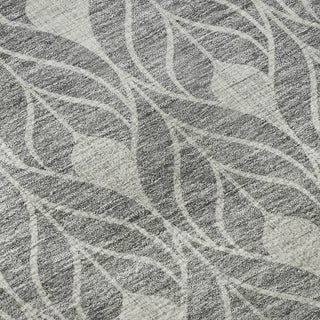 Piper Looms Mayfield Geometric AMF931 Gray Machine Washable Area Rug Swatch Image