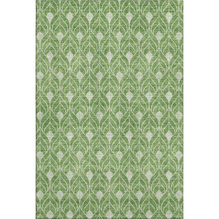 Piper Looms Mayfield Geometric AMF931 Green Machine Washable Area Rug main image