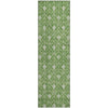 Piper Looms Mayfield Geometric AMF931 Green Machine Washable Area Rug Runner Main Image