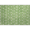 Piper Looms Mayfield Geometric AMF931 Green Machine Washable Area Rug Scatter Main Image