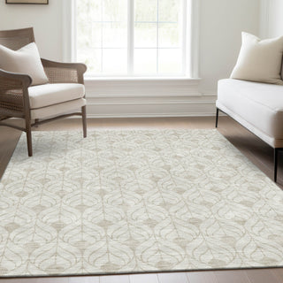 Piper Looms Mayfield Geometric AMF931 Ivory Machine Washable Area Rug Lifestyle Image Feature