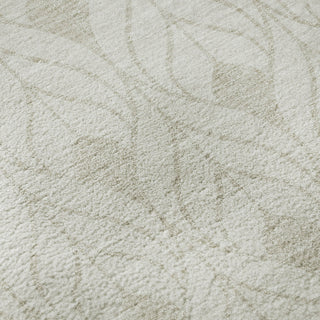 Piper Looms Mayfield Geometric AMF931 Ivory Machine Washable Area Rug Swatch Image