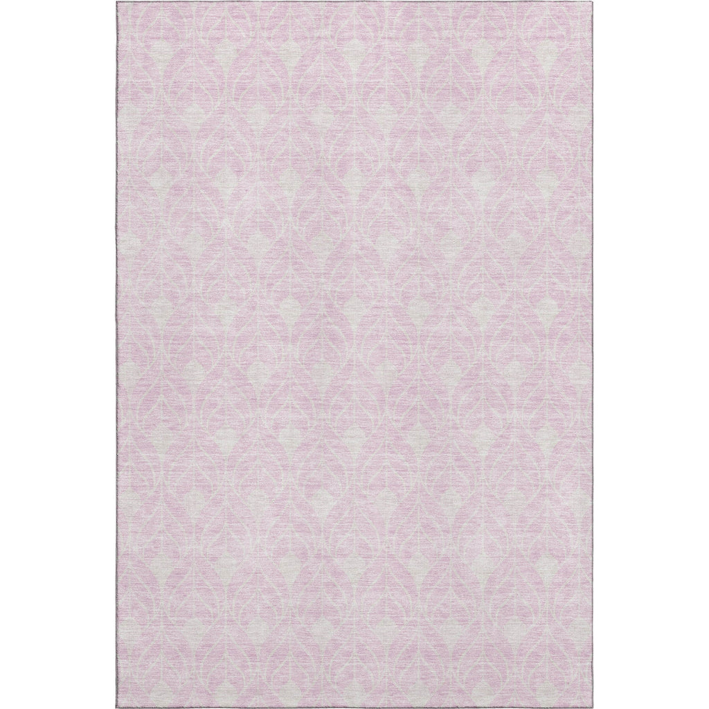 Piper Looms Mayfield Geometric AMF931 Pink Machine Washable Area Rug main image