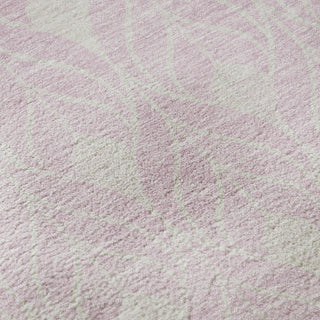 Piper Looms Mayfield Geometric AMF931 Pink Machine Washable Area Rug Swatch Image