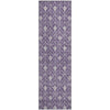 Piper Looms Mayfield Geometric AMF931 Purple Machine Washable Area Rug Runner Main Image