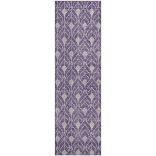 Piper Looms Mayfield Geometric AMF931 Purple Machine Washable Area Rug Runner Main Image