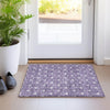 Piper Looms Mayfield Geometric AMF931 Purple Machine Washable Area Rug Scatter Lifestyle Image Feature