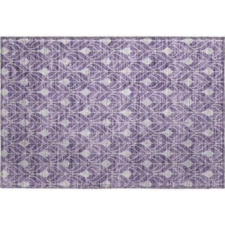 Piper Looms Mayfield Geometric AMF931 Purple Machine Washable Area Rug Scatter Main Image