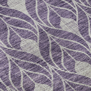 Piper Looms Mayfield Geometric AMF931 Purple Machine Washable Area Rug Swatch Image
