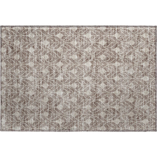 Piper Looms Mayfield Geometric AMF931 Taupe Machine Washable Area Rug Scatter Main Image