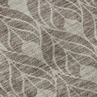 Piper Looms Mayfield Geometric AMF931 Taupe Machine Washable Area Rug Swatch Image