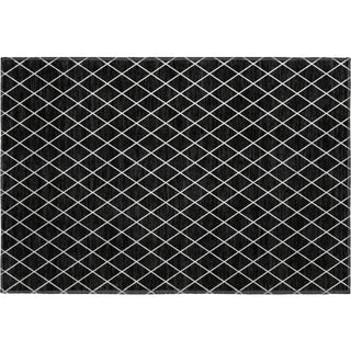 Piper Looms Mayfield Diamonds AMF932 Black Machine Washable Area Rug Scatter Main Image