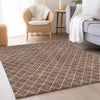 Piper Looms Mayfield Diamonds AMF932 Brown Machine Washable Area Rug Lifestyle Image Feature
