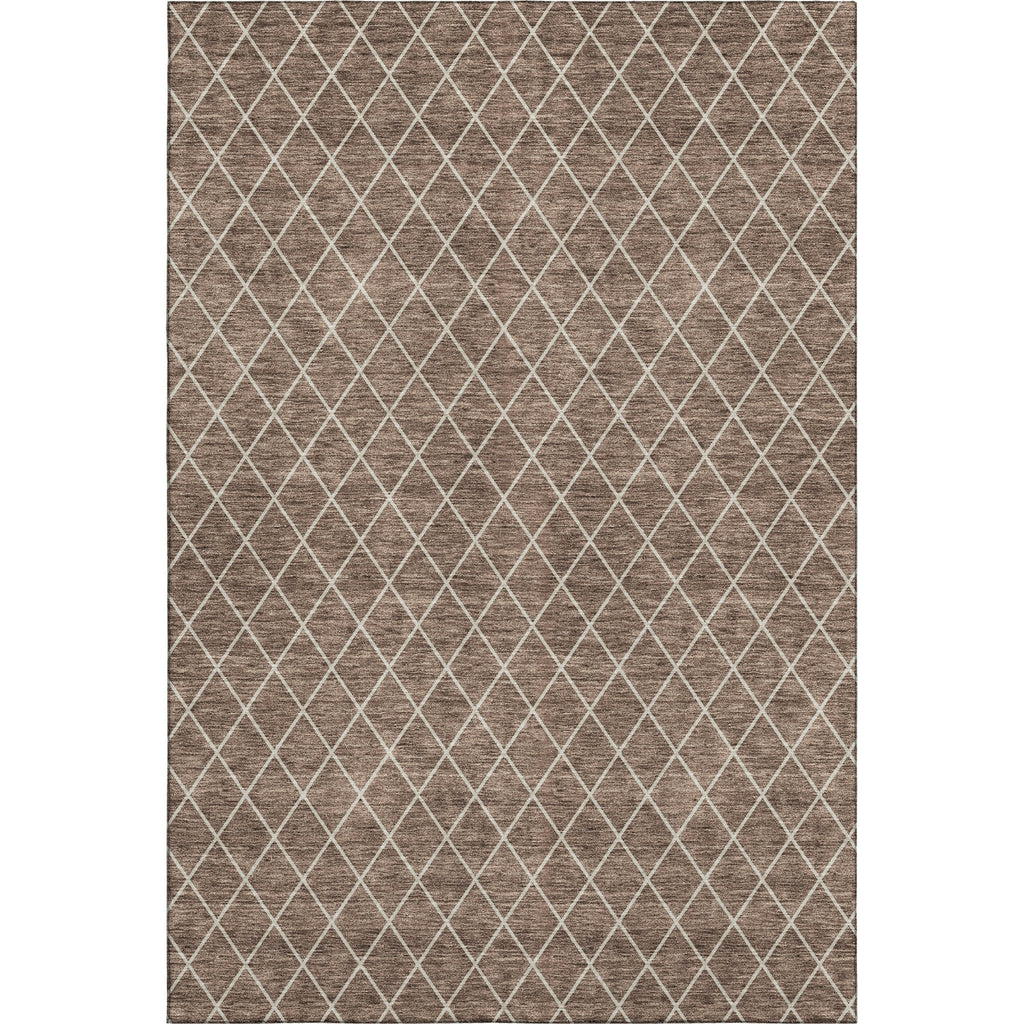 Piper Looms Mayfield Diamonds AMF932 Brown Machine Washable Area Rug main image