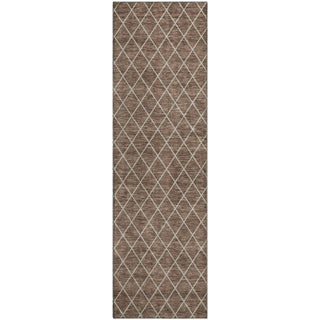 Piper Looms Mayfield Diamonds AMF932 Brown Machine Washable Area Rug Runner Main Image