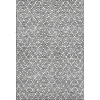 Piper Looms Mayfield Diamonds AMF932 Gray Machine Washable Area Rug main image