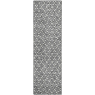 Piper Looms Mayfield Diamonds AMF932 Gray Machine Washable Area Rug Runner Main Image