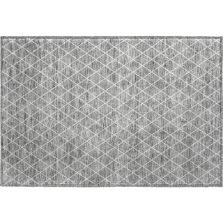 Piper Looms Mayfield Diamonds AMF932 Gray Machine Washable Area Rug Scatter Main Image