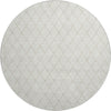 Piper Looms Mayfield Diamonds AMF932 Ivory Machine Washable Area Rug Round Main Image
