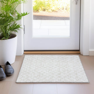 Piper Looms Mayfield Diamonds AMF932 Ivory Machine Washable Area Rug Scatter Lifestyle Image Feature