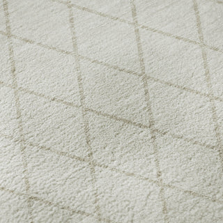Piper Looms Mayfield Diamonds AMF932 Ivory Machine Washable Area Rug Swatch Image