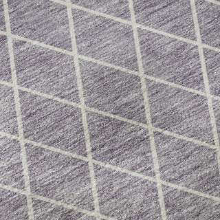 Piper Looms Mayfield Diamonds AMF932 Lavender Machine Washable Area Rug Swatch Image