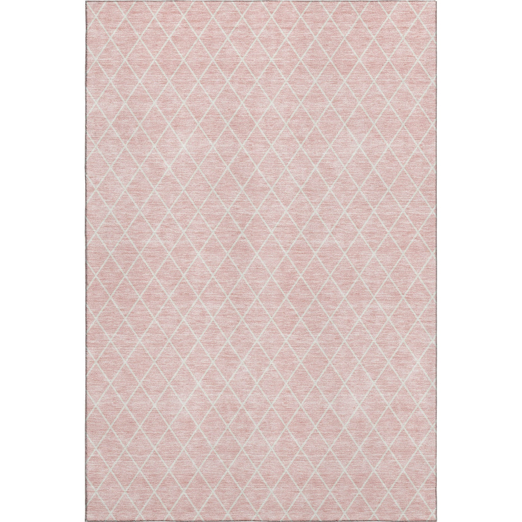 Piper Looms Mayfield Diamonds AMF932 Pink Machine Washable Area Rug main image