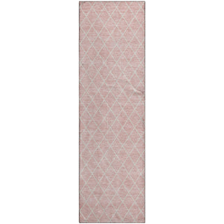 Piper Looms Mayfield Diamonds AMF932 Pink Machine Washable Area Rug Runner Main Image