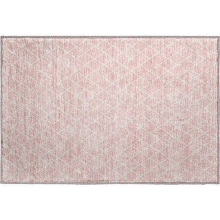 Piper Looms Mayfield Diamonds AMF932 Pink Machine Washable Area Rug Scatter Main Image