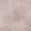 Piper Looms Mayfield Diamonds AMF932 Pink Machine Washable Area Rug Swatch Image